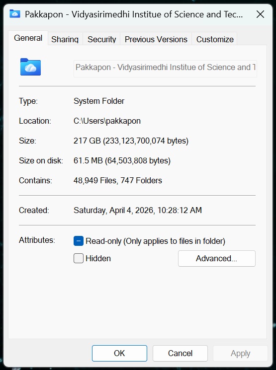 200GB using in the OneDrive
